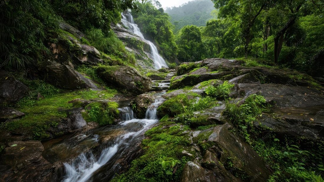 Cascada en la selva